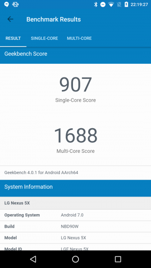 Nexus 5X CPU:Snapdragon 808